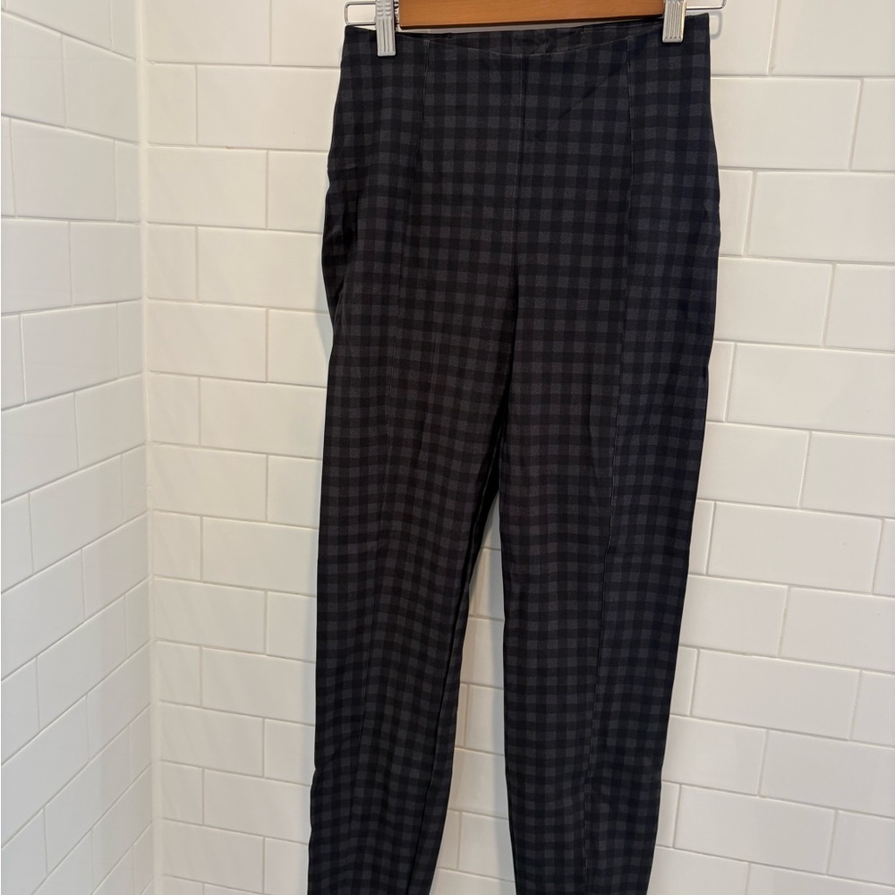 lululemon athletica Black Checkered Leggings